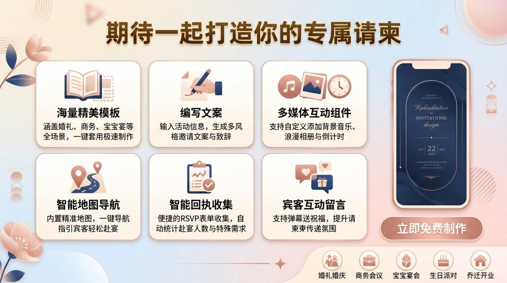 新手零失败！3步搞定亲子活动电子请柬，小白也能秒出片
